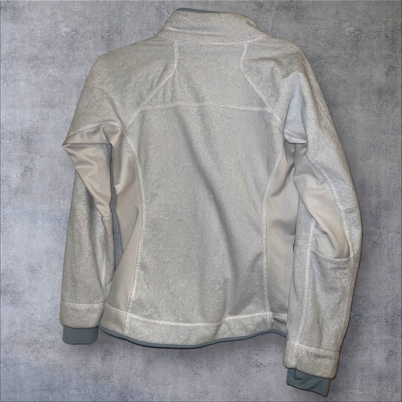 Columbia White Fleece Jacket - Picture 3 of 4